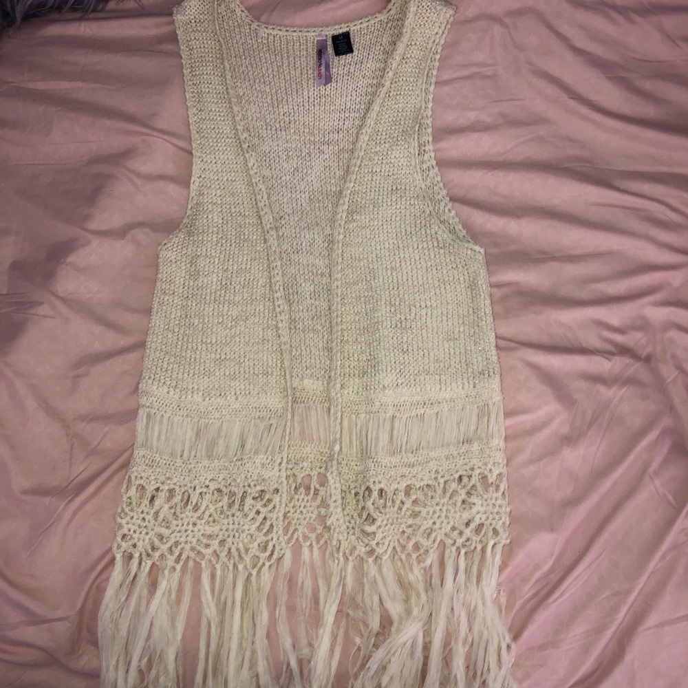 Bohemian Kimono Vest with fringe!